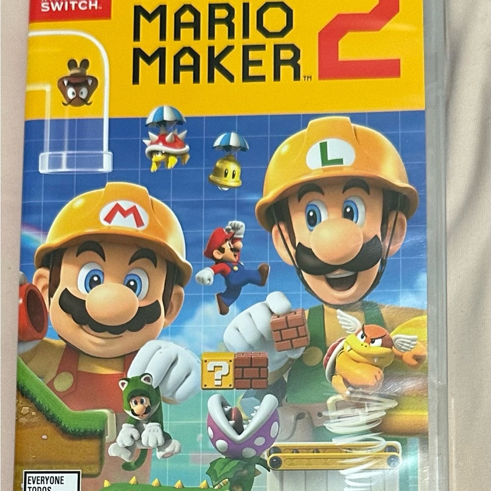 Nintendo Red and Yellow Mario Video Games